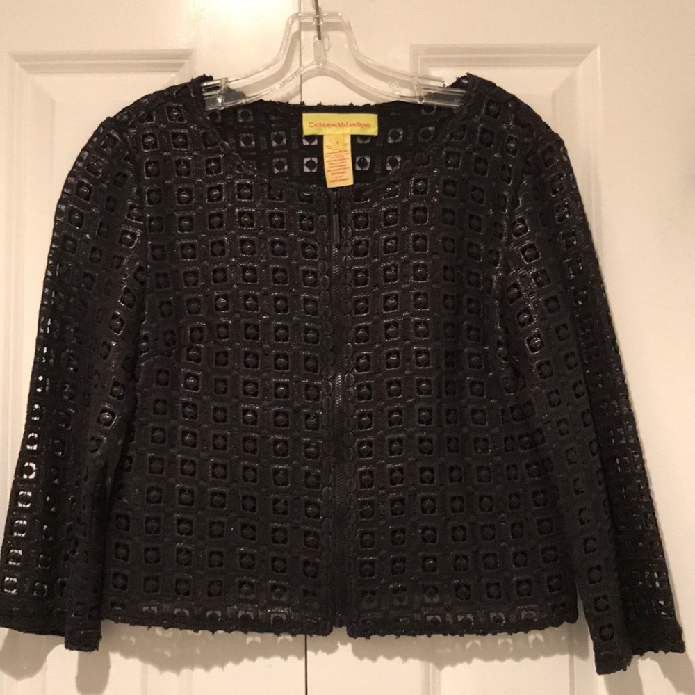 Catherine Malandrino zip front jacket - Picture 1 of 5